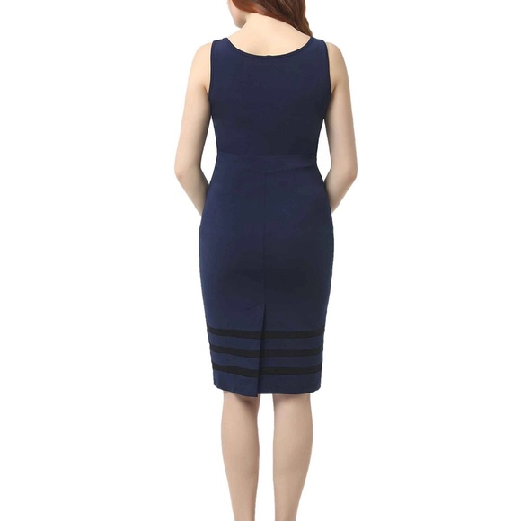 💓KIMI AND KAI LITTLE BLACK MIDI MATERNITY DRESS SIZE MEDIUM💓 - Picture 2 of 4